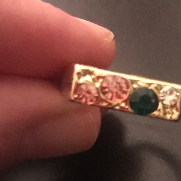 Fashion Ring for Women Alloy Metal and Artificial Stones New Gold-Color Ring - Picture 2 of 2